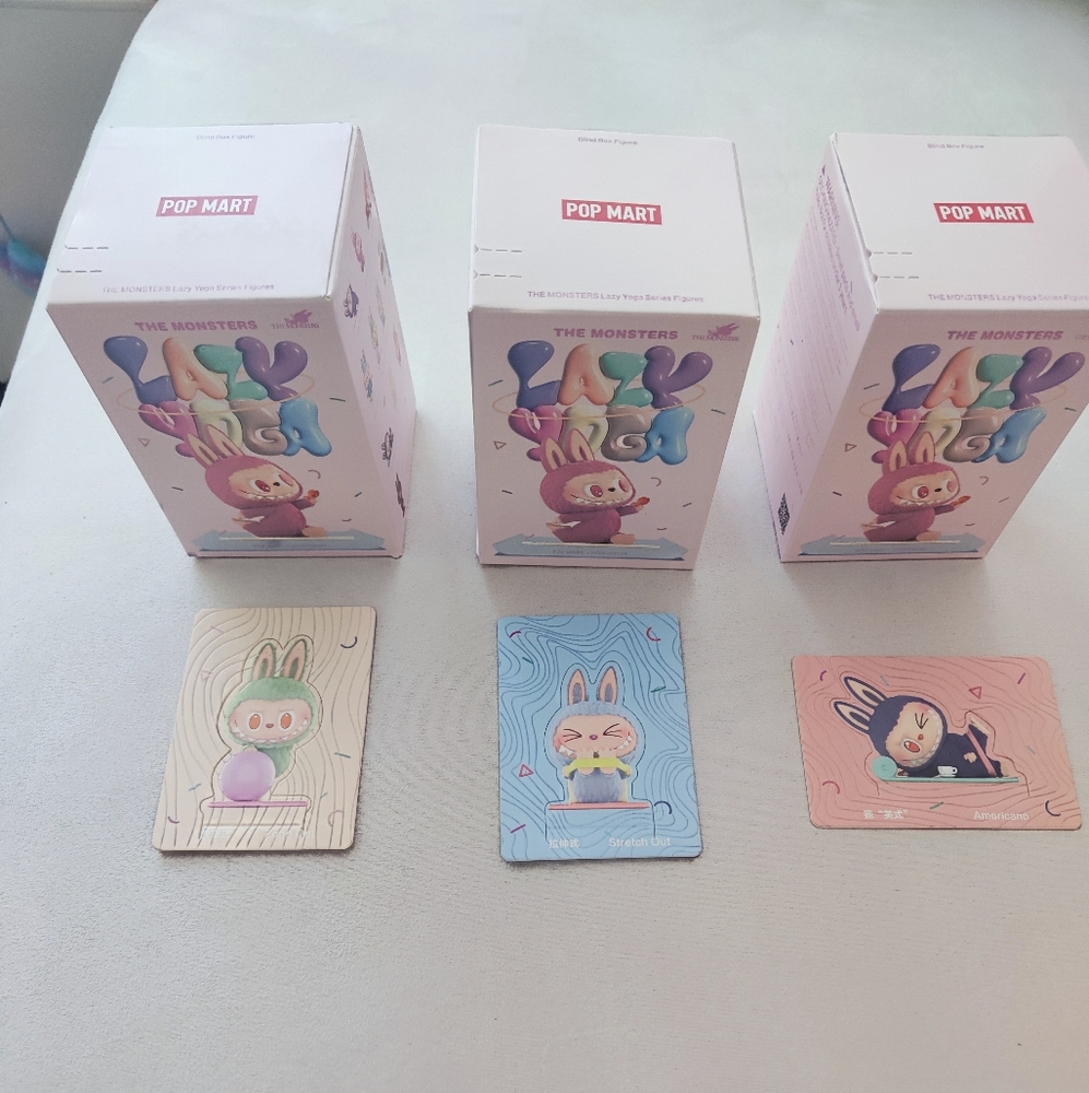 Authentic Pop Mart Labubu Yoga Series